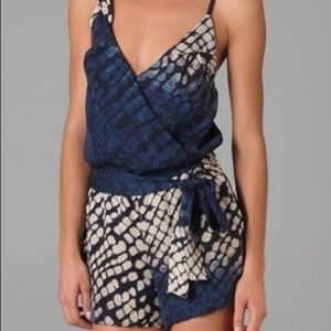 Club Monaco Silk Romper